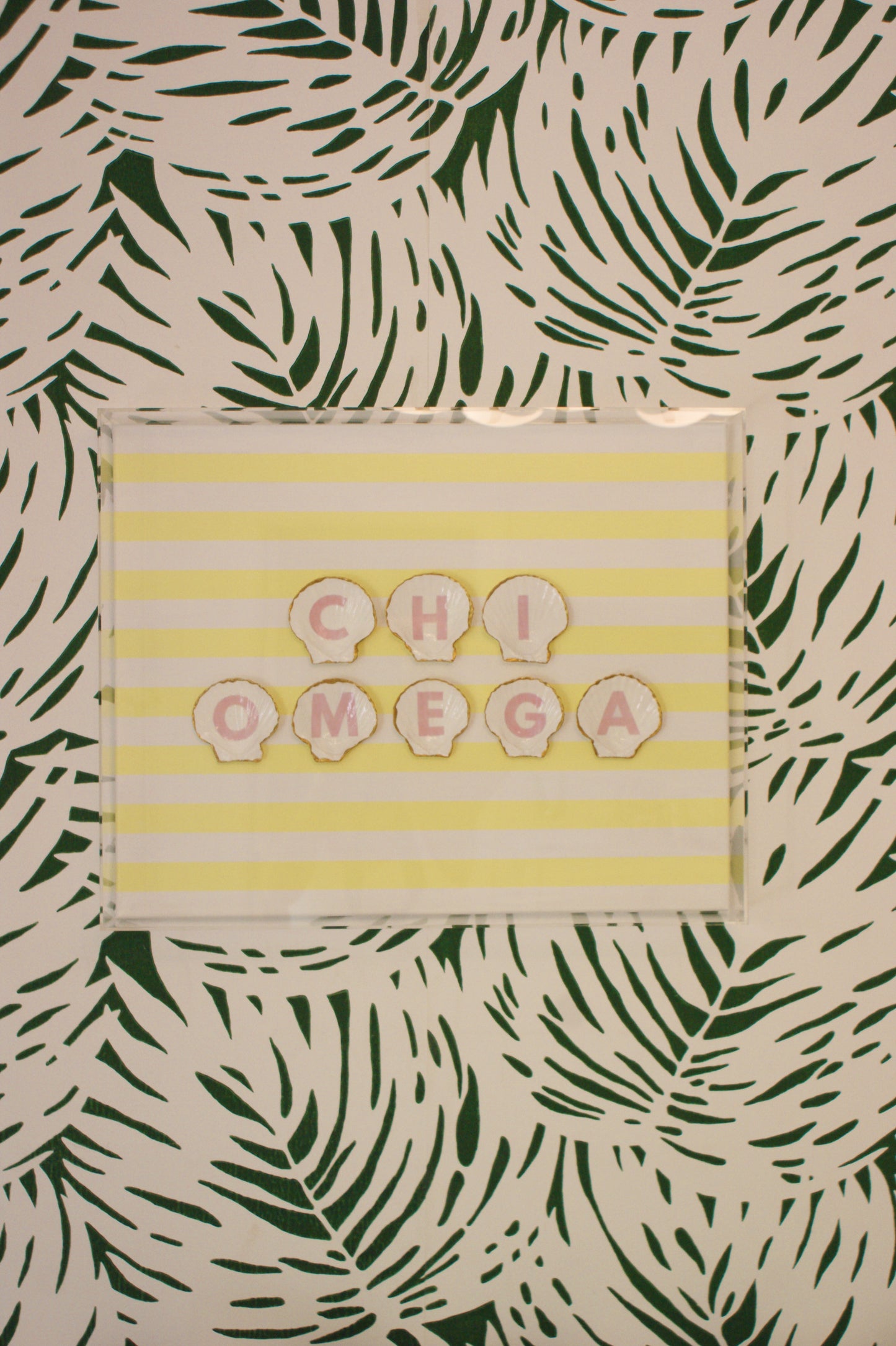 Large Sorority Shell Art