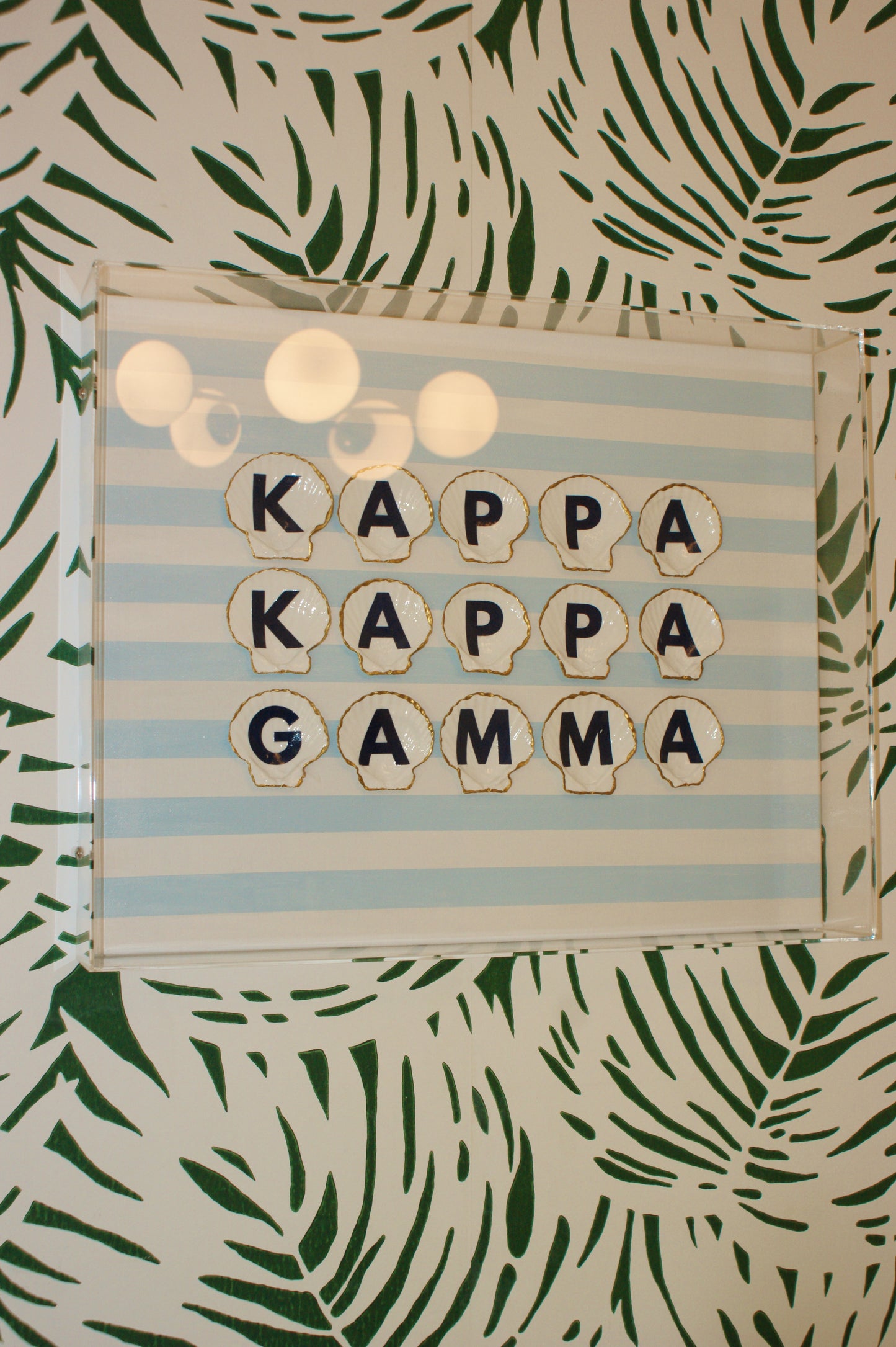 Large Sorority Shell Art