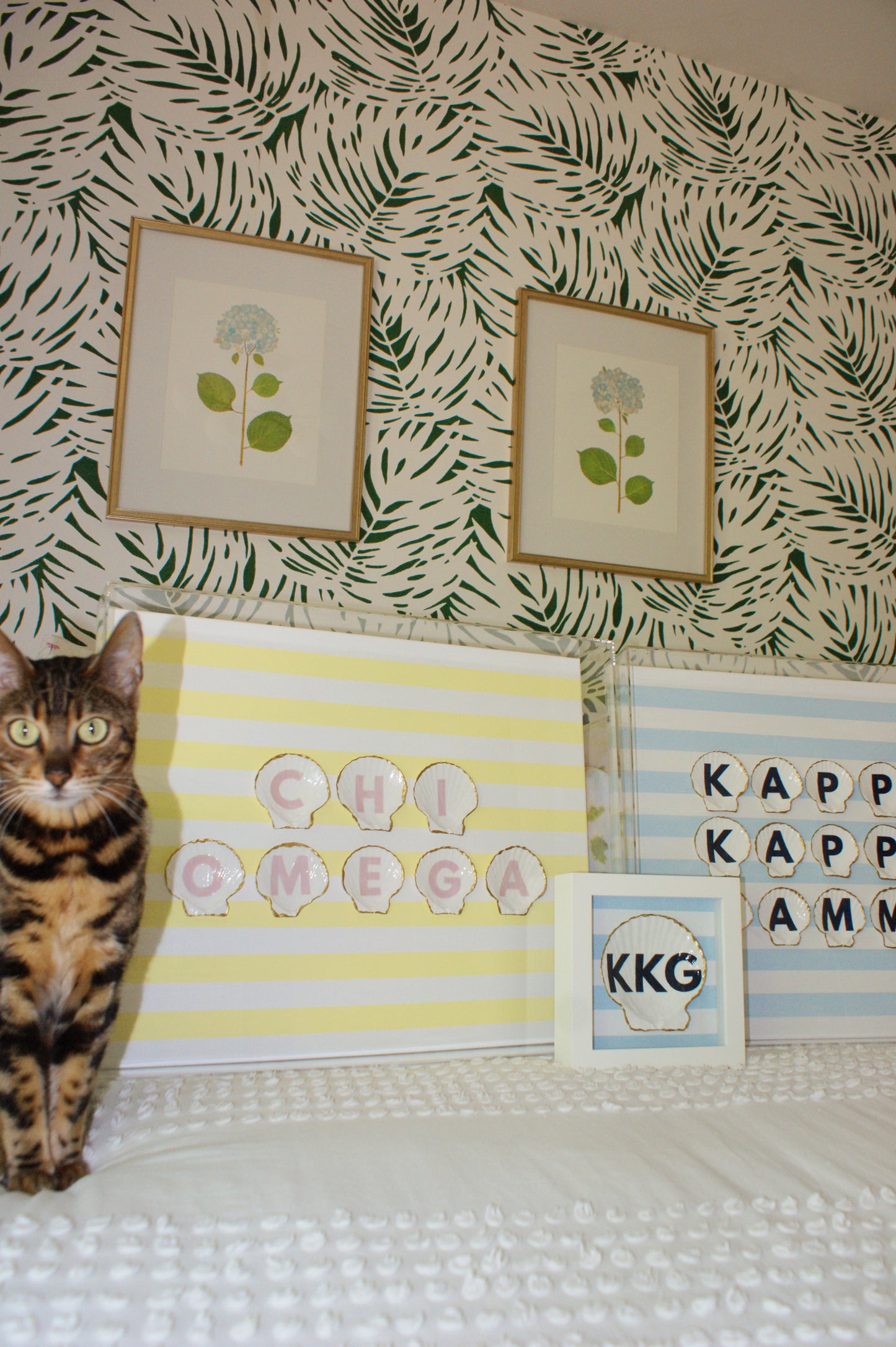 Large Sorority Shell Art